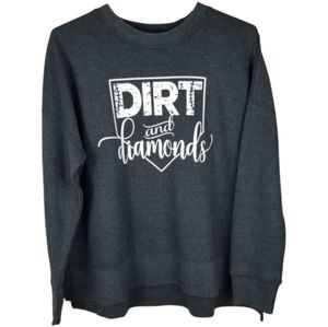 NEW Pullover with Baseball Diamond Graphics